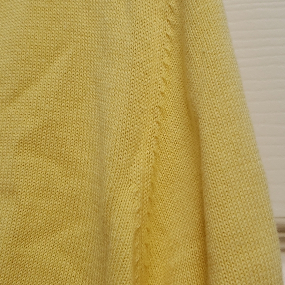 J Jill Yellow NWT Sweater Size M - Picture 9 of 9